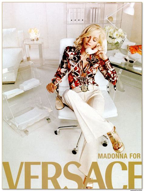 vintage versace ad campaign|madonna Versace campaign images.